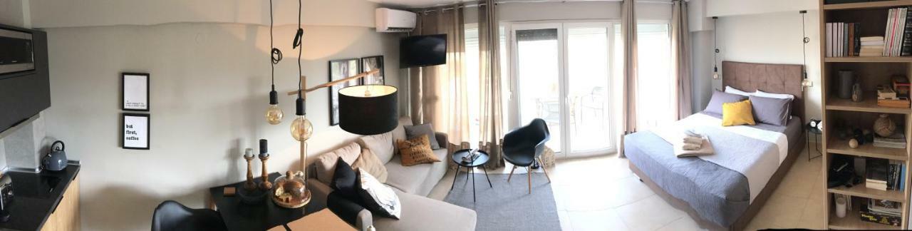 Great View Luxury Living-Metro Station Apartment Tesalonika Bagian luar foto